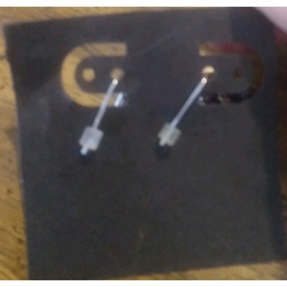 Angel Silver Tone Crystal Earrings, Dangle Purple - Picture 3 of 4